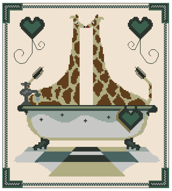 Fox and Rabbit Designs - Bath Time 1
